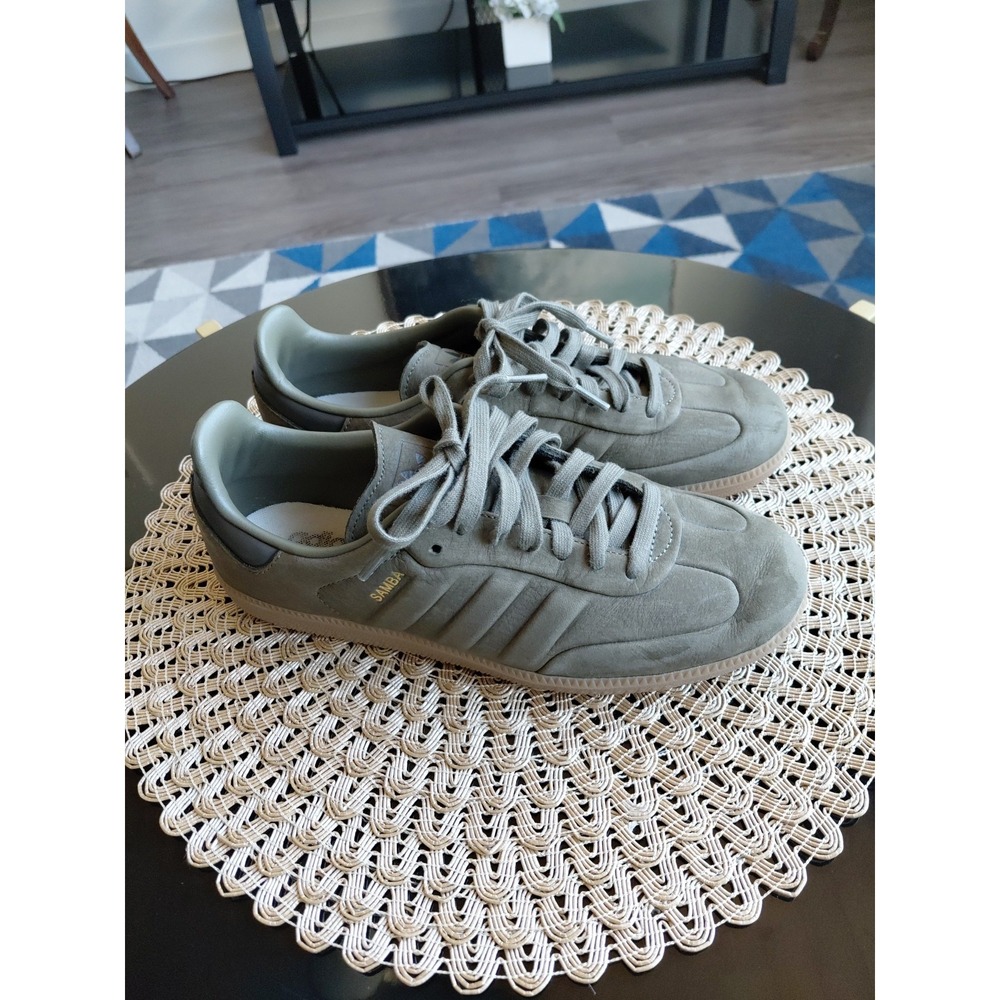 Men 7.5US Vhtf Adidas Samba Og Olive Strata Limited Edition Rare Model Shoes